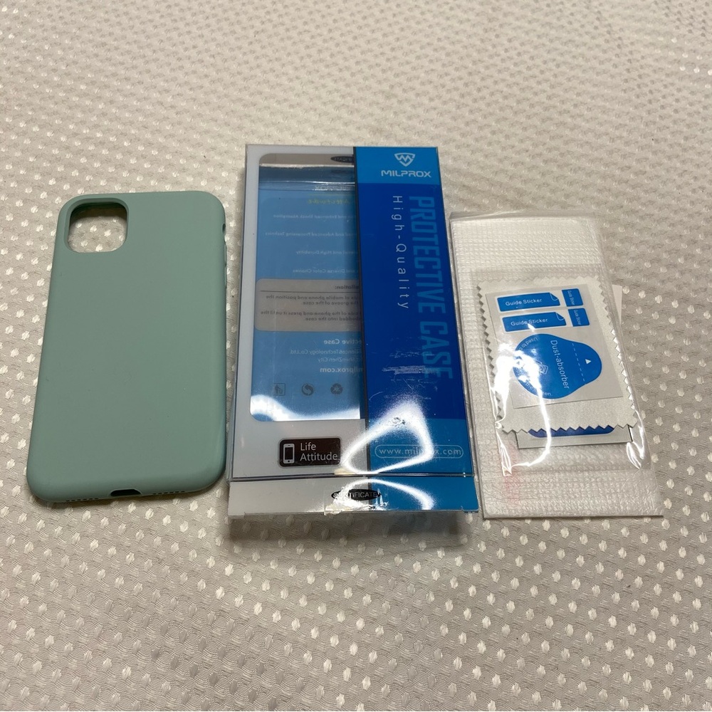 Milprox Mint Green iPhone 11 Liquid Silicone Case 6.1 inch
